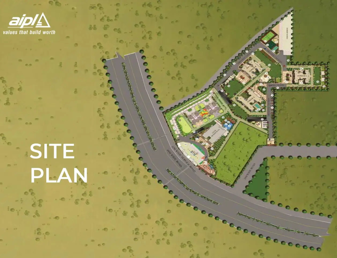 AIPL The Riviera Gurgaon site Plan