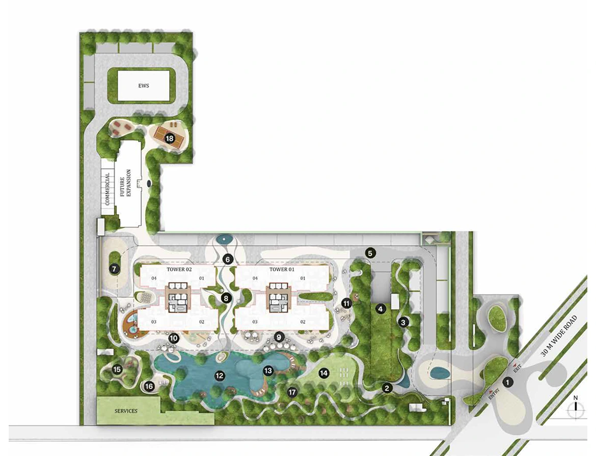 AIPL The Riviera Gurgaon site Plan